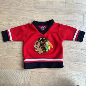NHL Red and Black Kids Hockey Jersey